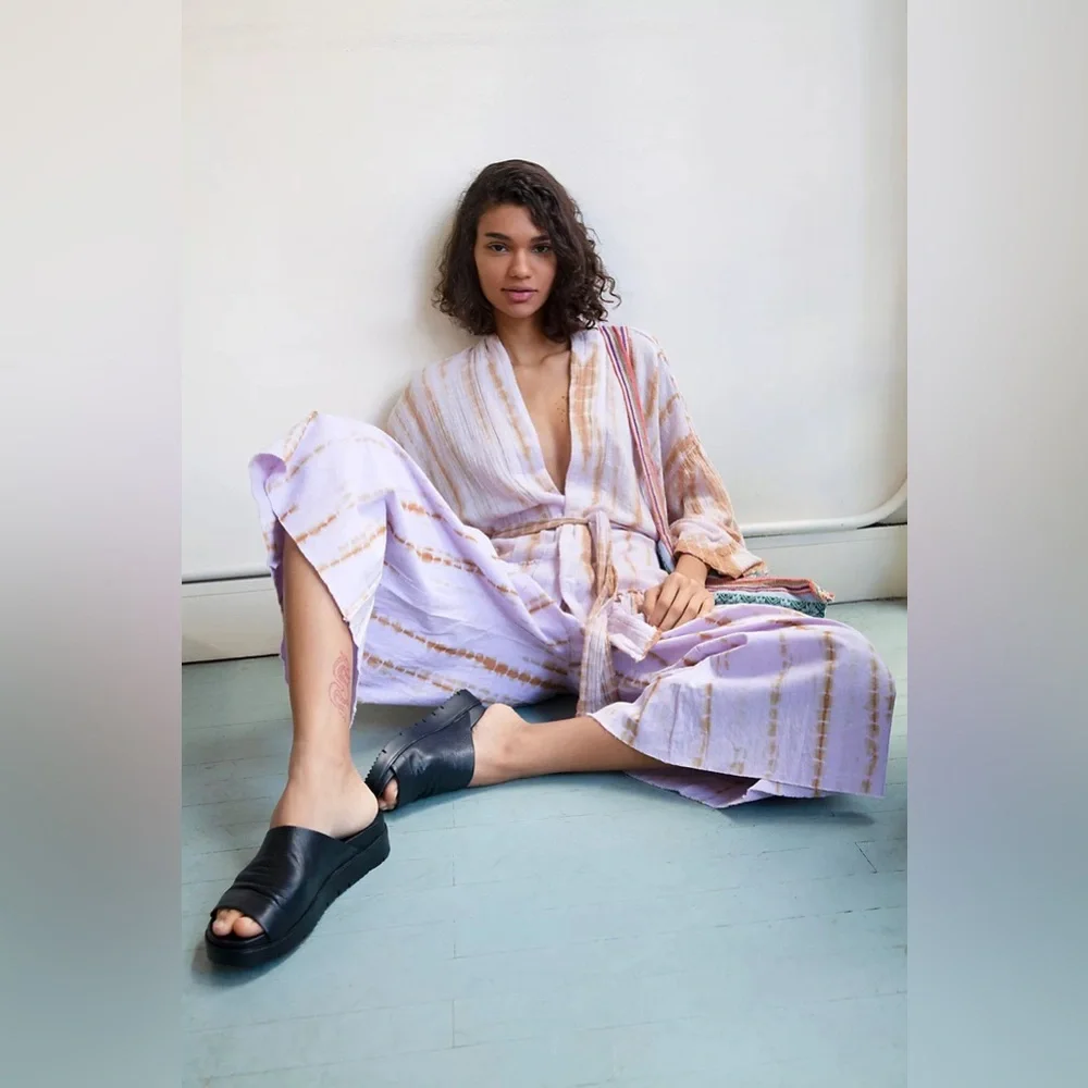Free People Daydream Tie Dye Culotte Pants - Picture 1 of 7
